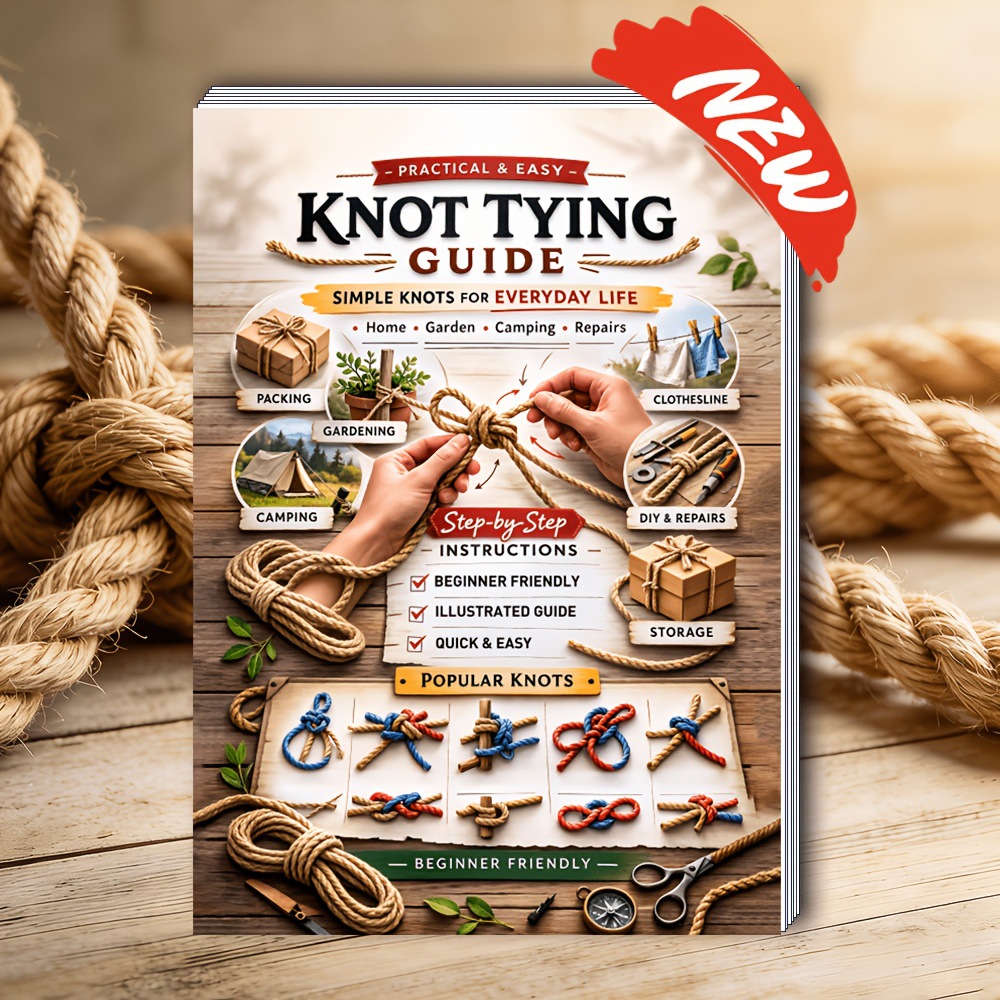 Woodworking Plan - Knot Tying Guide Book Simple Knots