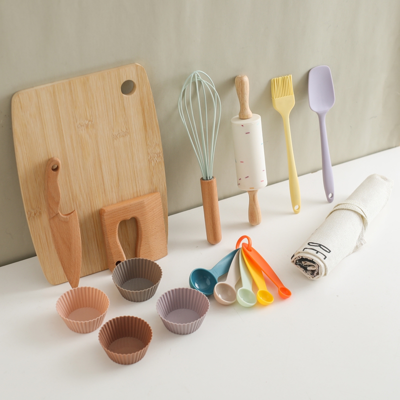 Woodworking Plan - Montessori Kids Play Kitchen Set Pretend