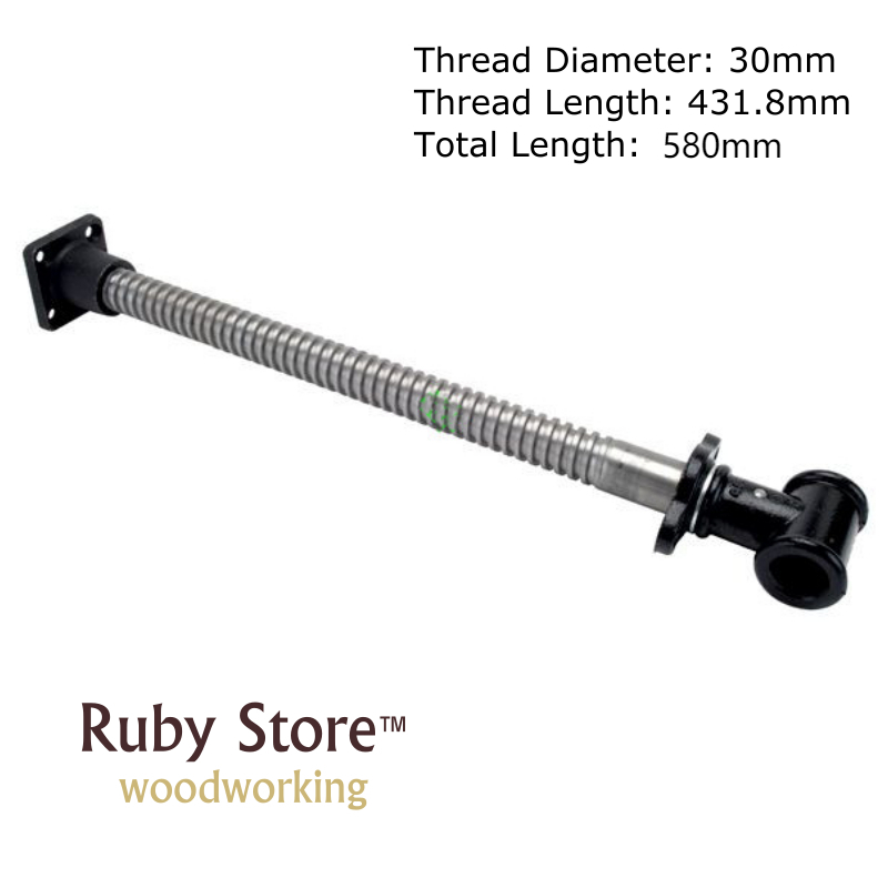 Woodworking Vise Types - Bench Screw 30mm Diameter Long Type