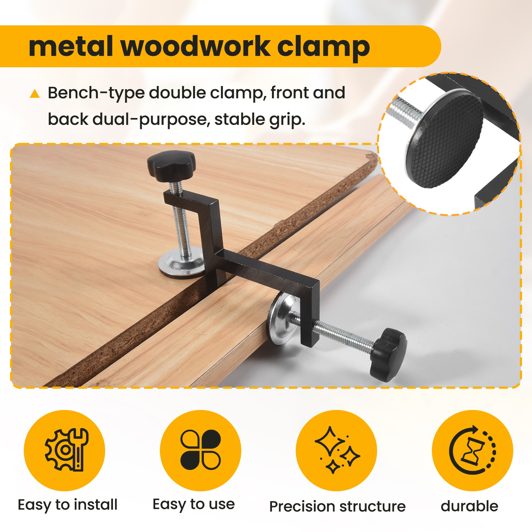 A93Z Strong Y-Type Clamp Woodw - Woodworking Vise Types ulasan dan harga