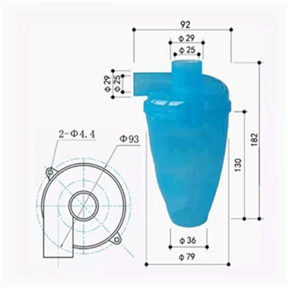 Dust Collector Cyclone Mini Sm - Woodworking Vacuum Press ulasan dan harga