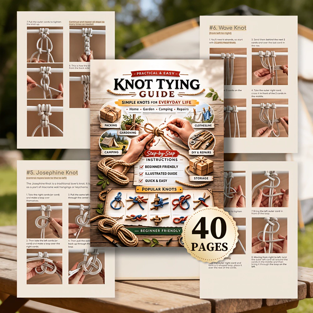 Knot Tying Guide Book Simple K - Woodworking Plan ulasan dan harga