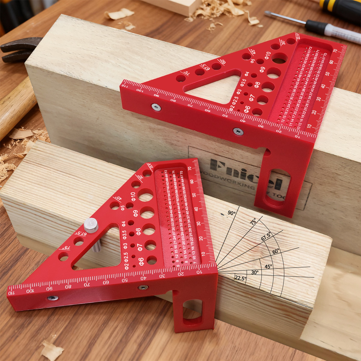 1pc 3D Multi-Angle, Precision  - Woodworking For Engineers ulasan dan harga