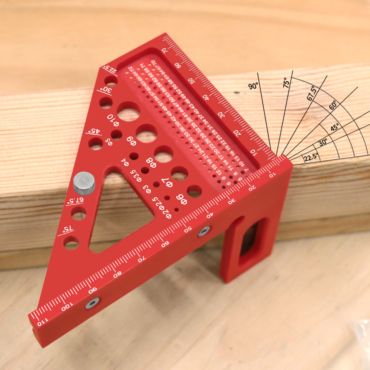 1pc 3D Multi-Angle, Precision  - Woodworking For Engineers ulasan dan harga
