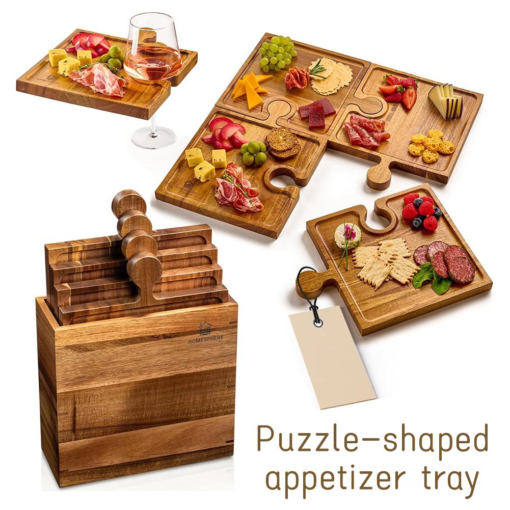 Wooden Puzzle Shaped Appetizer - Woodworking Plan ulasan dan harga