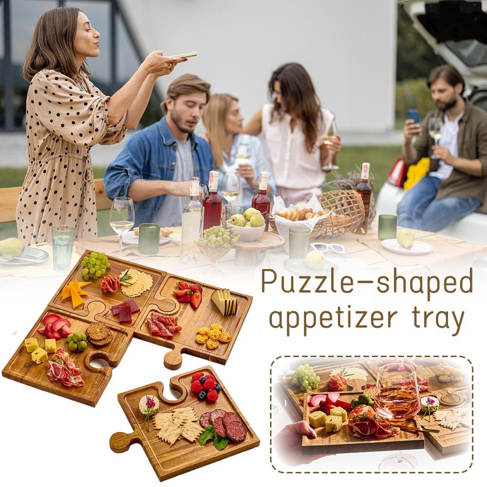 Wooden Puzzle Shaped Appetizer - Woodworking Plan ulasan dan harga