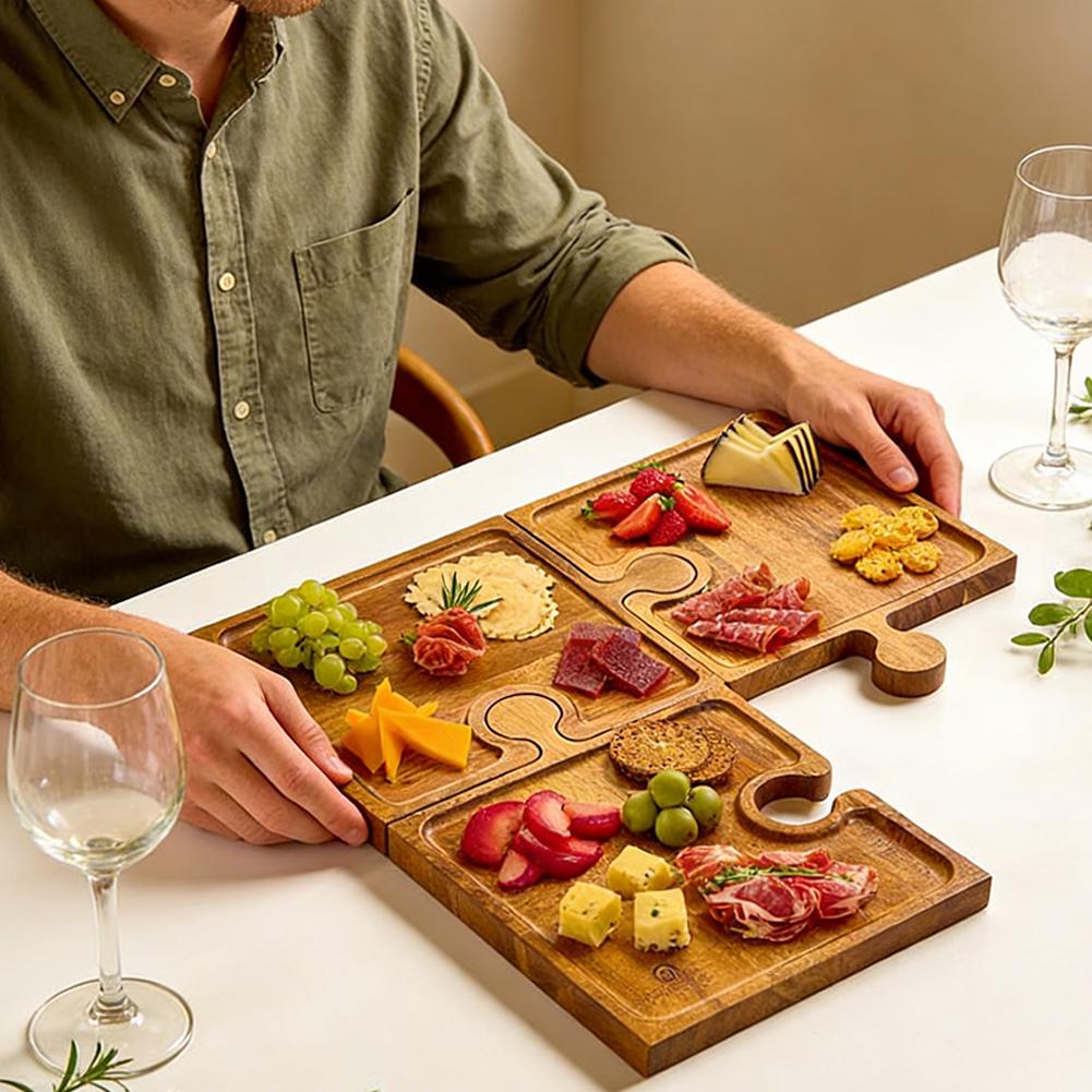 Wooden Puzzle Shaped Appetizer - Woodworking Plan ulasan dan harga