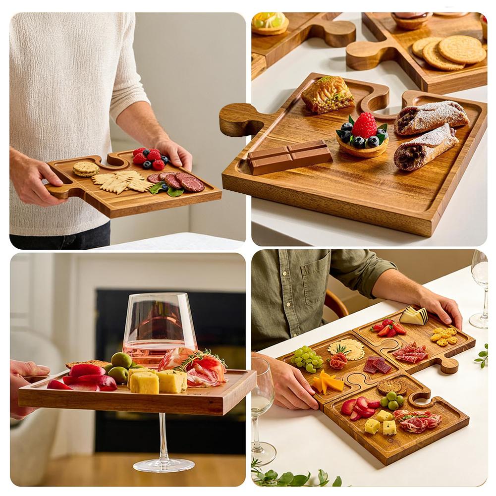 Wooden Puzzle Shaped Appetizer - Woodworking Plan ulasan dan harga