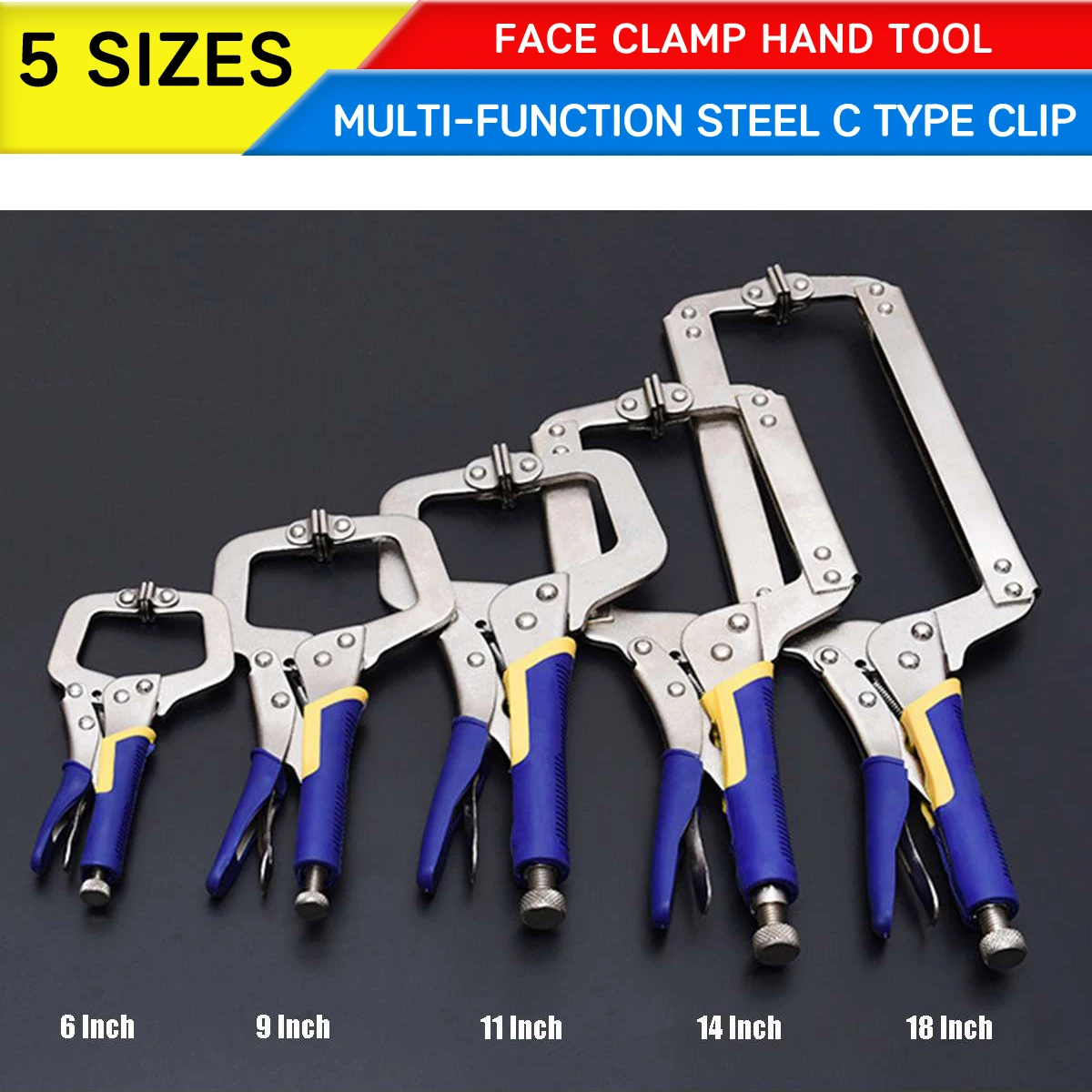 6/9/11/14/18 Inch C Type Multi - Woodworking Vise Types ulasan dan harga