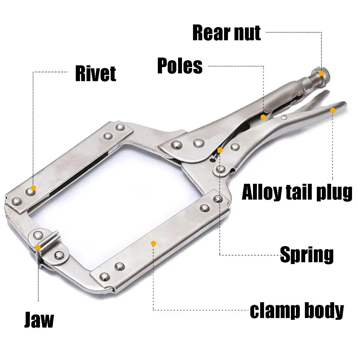 6/9/11/14/18 Inch C Type Multi - Woodworking Vise Types ulasan dan harga