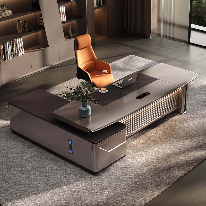 Modern Brown Office Desk Whole - Woodworking Supplier ulasan dan harga
