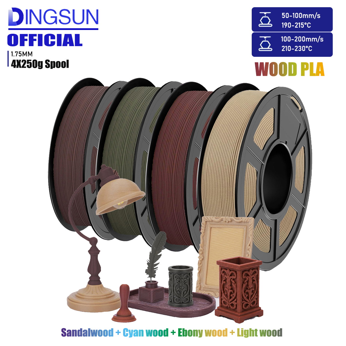 1.75mm Wood PLA 3D Printing Fi - Woodworking Vacuum Press ulasan dan harga