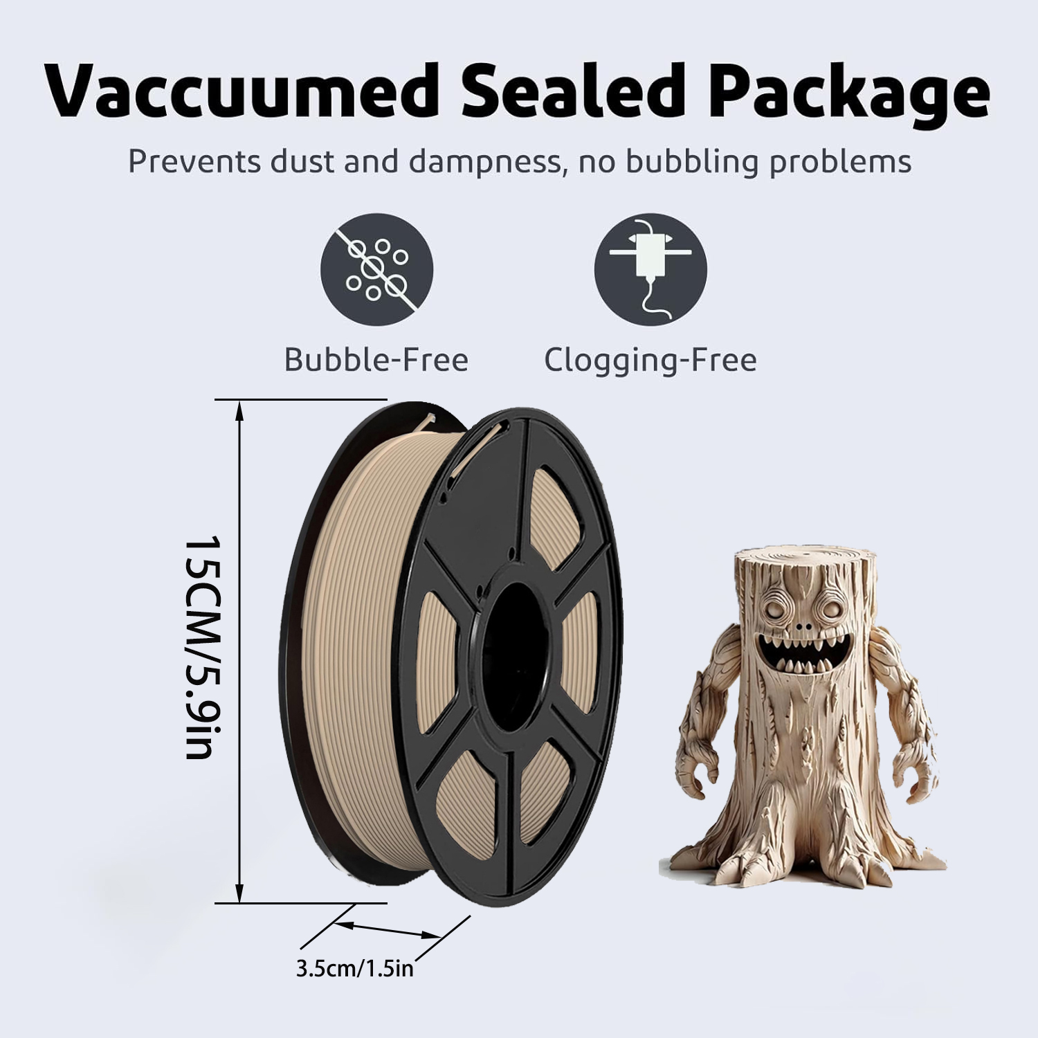 1.75mm Wood PLA 3D Printing Fi - Woodworking Vacuum Press ulasan dan harga