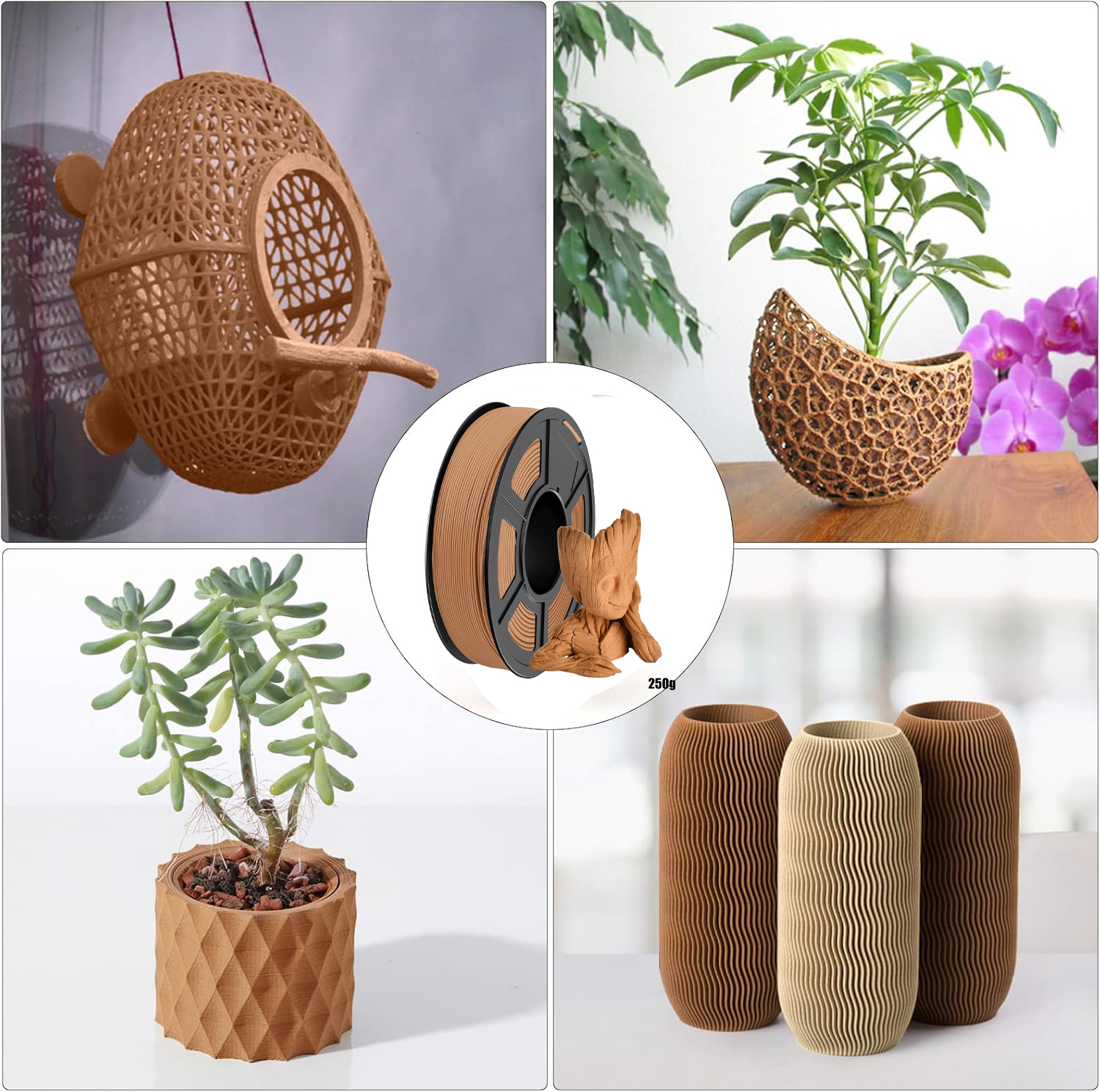 1.75mm Wood PLA 3D Printing Fi - Woodworking Vacuum Press ulasan dan harga