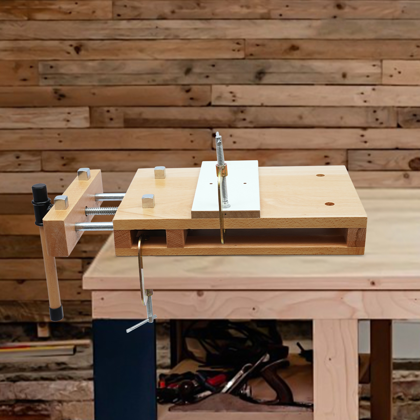 CNCEST Hard Wood Workbench, De - Woodworking Vise Types ulasan dan harga