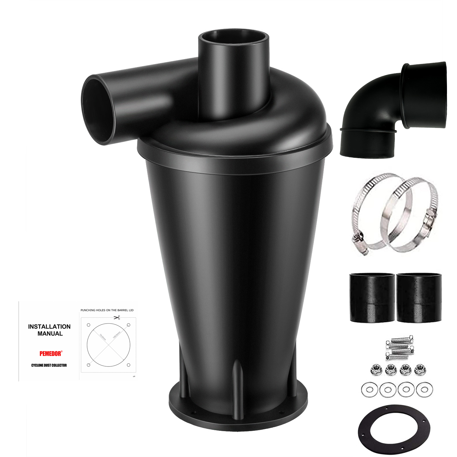 Pemedor Dust Cyclone Collector - Woodworking Dust Collector ulasan dan harga
